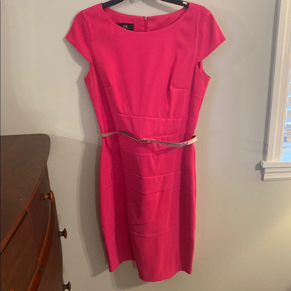 AGB Pink Sheath Dress